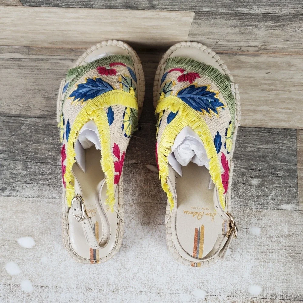 Sam Edelman Kayden Kids Sandals Sz 3 M Pink Floral Beach Adjustable‎ Ankle Strap